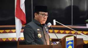 DPRD Kota Metro Gelar Paripurna, Walikota Berikan Jawan Atas Pandangan Umum Fraksi