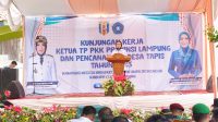 PKK Lampung Canangkan Desa Tapis di Way Kanan, Bupati Ayu: Dari Keluarga Kuat, Negeri Ini Akan Hebat!