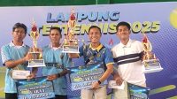 Waykanan Raih Prestasi di Lampung Entertennis 2025
