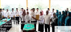 12 Kakam Terpilih di Kasui Melaksanakan Sertijab Secara Serentak