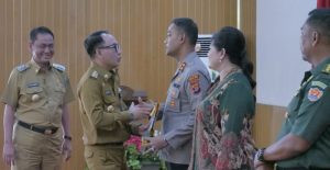 Gelar Pisah Sambut Kapolres dan Dandron 12/Serbu, Bupati Waykanan Berharap Pejabat Baru Cepat Bersinergi