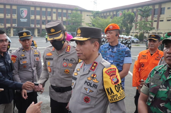 Beri Rasa Aman Nataru, Polda Lampung Tambah 255 Personil
