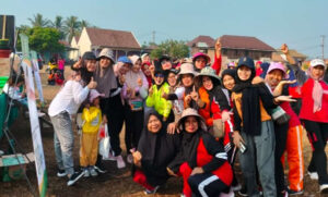Senam Gembira PB Dikuti Ratusan Kaum Hawa, Sediakan Puluhan Doorprize